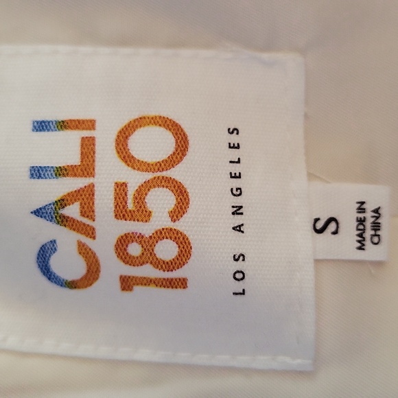 NWT CALI 1850 Los Angeles Ivory Cozy Fluffy Fleece Jacket - Picture 8 of 9